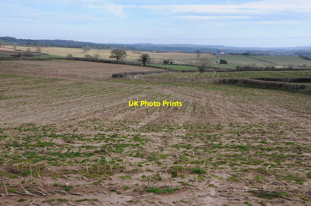 Photo 6"x4" Arable land near Parc-gwyn Croes-Hywel c2014