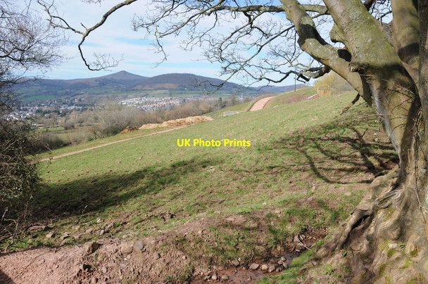 Photo 6"x4" Lower slopes of Ysgyryd Fach Abergavenny\/Y Fenni c2014