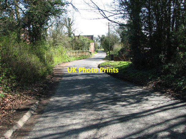 Photo 6"x4" Ketteringham Lane as seen from the B1172 road junction Hethersett c2014