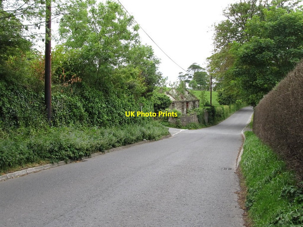 Photo 6"x4" Vianstown Road at its junction with Bishop's Brae Downpatrick c2011