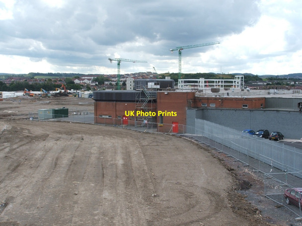 Photo 6"x4" Construction site Pollok c2005