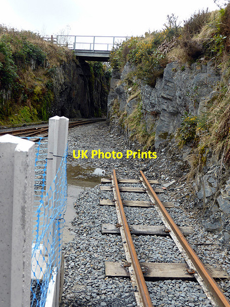 Photo 6"x4" Disconnected siding at Devil's Bridge Devil's Bridge\/Pontarfynach c2014
