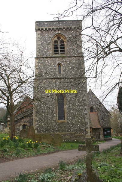 Photo 6"x4" The tower of St Peter Caversham Reading c2014