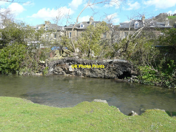 Photo 6"x4" Storm-damaged garden at rear of number 3 Maison Dieu Road Dover\/TR3141 c2014