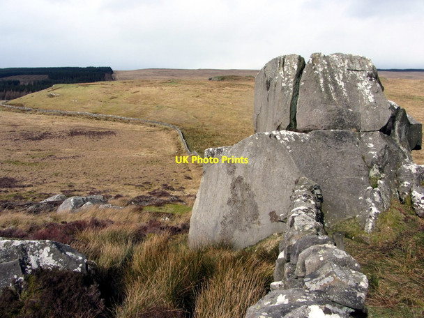 Photo 6"x4" Rocks north of Queen's Crags Queen's Crags c2014
