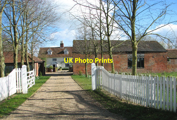 Photo 6"x4" Entrance to Lodge Farm Denton\/TM2788 c2014