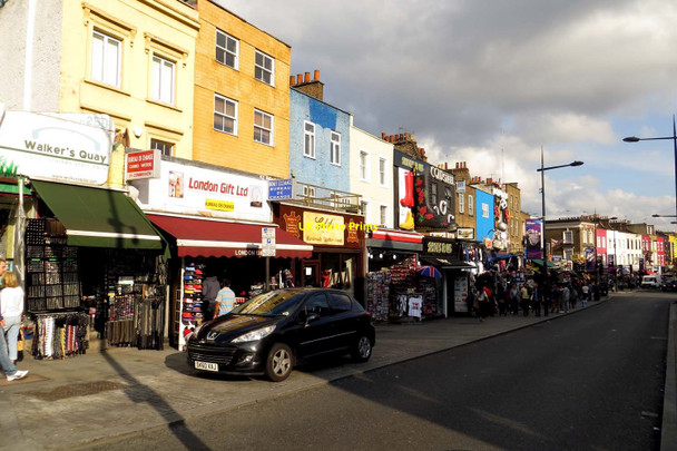 Photo 6"x4" Shops on Camden High Street Camden Town c2013