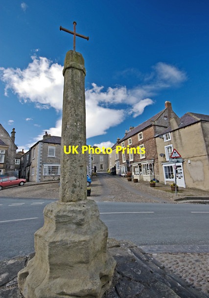 Photo 6"x4" Market Cross, Middleham Middleham\/SE1287 c2014