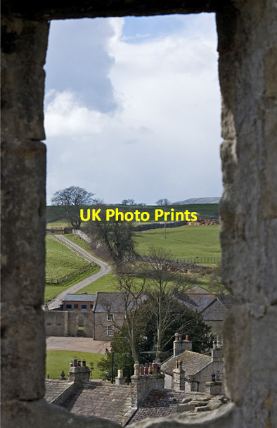 Photo 6"x4" Looking west from Middleham Castle Middleham\/SE1287 c2014