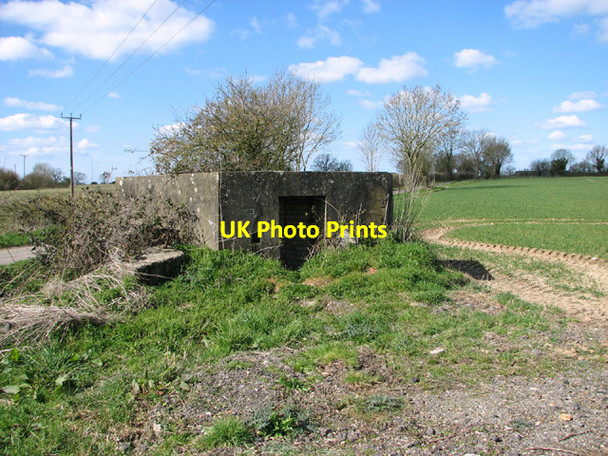 Photo 6"x4" WW2 pillbox beside Foxes Lane Withersdale Street c2014