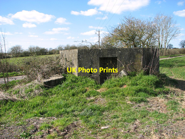 Photo 6"x4" WW2 pillbox beside Foxes Lane Withersdale Street c2014 P1