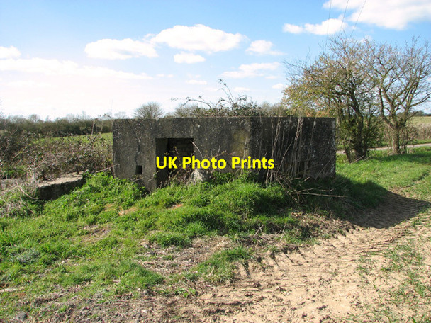 Photo 6"x4" WW2 pillbox beside Foxes Lane Withersdale Street c2014 P2
