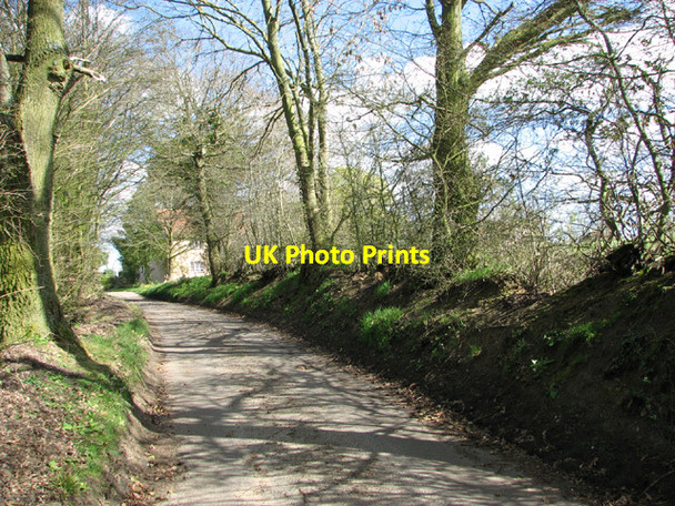 Photo 6"x4" Approach to Foxes Lane on Hollow Lane Withersdale Street c2014