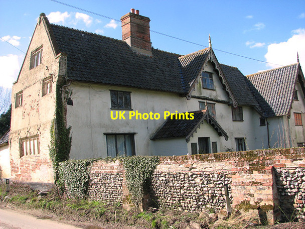 Photo 6"x4" Home Farm - the farmhouse St Cross South Elmham c2014 P1