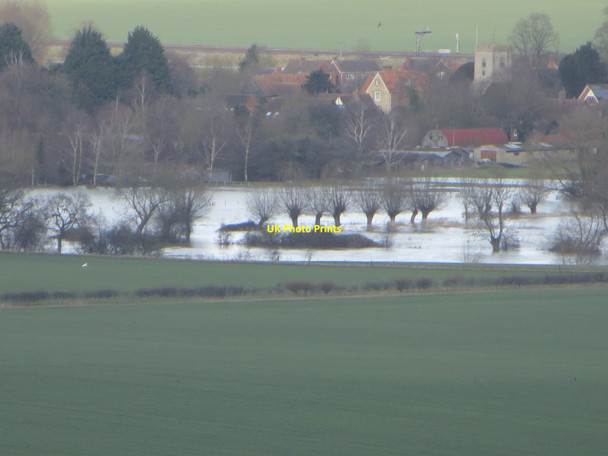 Photo 6"x4" Floods at South Stoke South Stoke\/SU5983 c2014