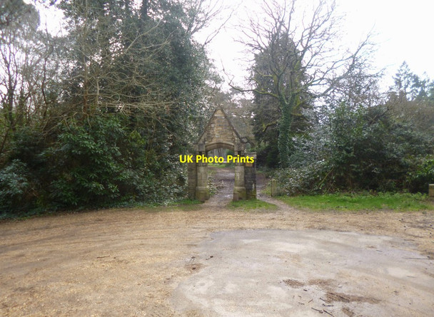 Photo 6"x4" Branksome Park Woods, gateway Branksome\/SZ0592 c2014