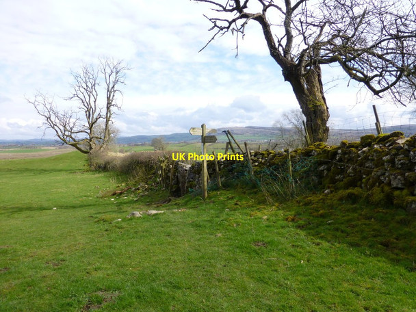 Photo 6"x4" Footpath signpost near Hale Hale\/SD5078 c2014
