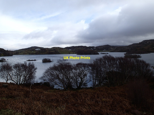 Photo 6"x4" Loch Drumbeg Culkein Drumbeg c2014