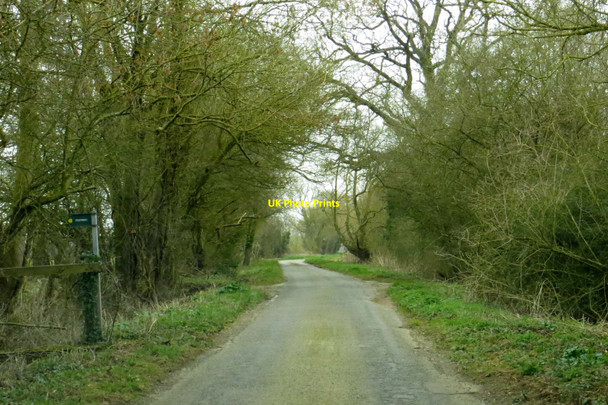 Photo 6"x4" Rural road to Northmoor Moreton\/SP4101 c2014 P1