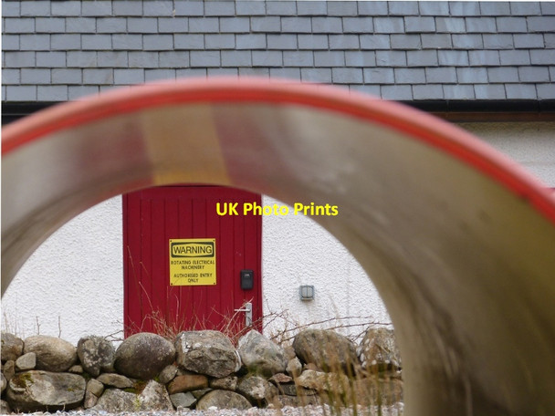 Photo 6"x4" Door to small-scale power station at Callop Glenfinnan c2014