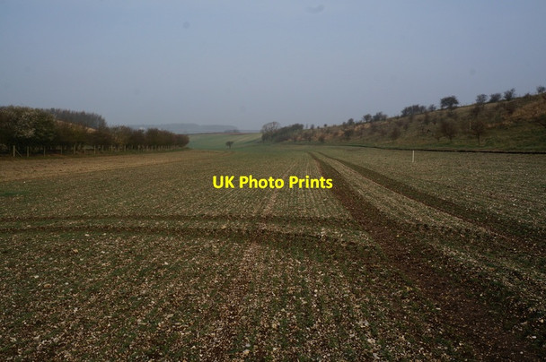 Photo 6"x4" Looking towards Bottlands, East Yorkshire Wolds Wetwang c2014