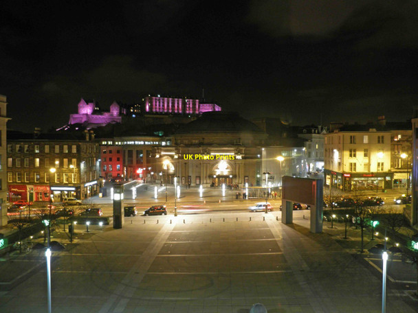 Photo 6"x4" Festival Square Edinburgh from the Sheraton Grand Dean\/NT2474 c2014