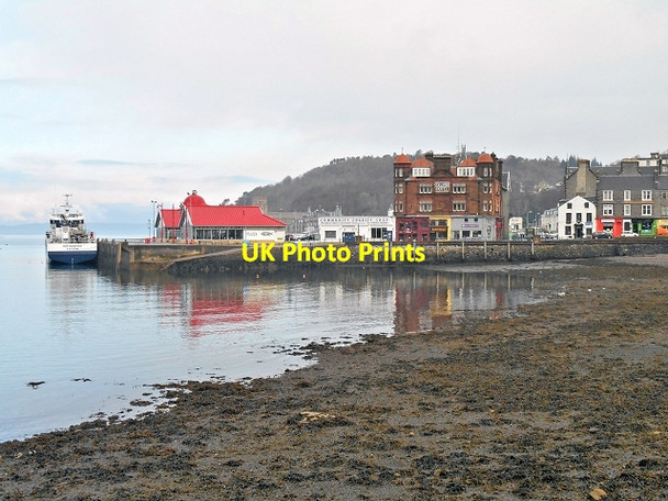 Photo 6"x4" Oban Harbour and North pier Oban\/NM8630 c2014