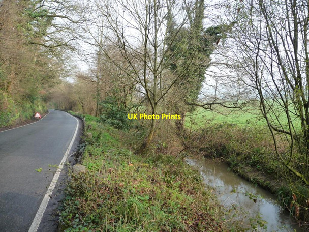 Photo 6"x4" Exwick leat, alongside St Andrew's Road Exeter c2014