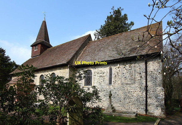 Photo 6"x4" St Martin, Acrise Ridge Row c2014