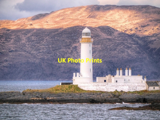 Photo 6"x4" Eilean Musdile, Lismore Lighthouse Sgeir nan Gael c2014