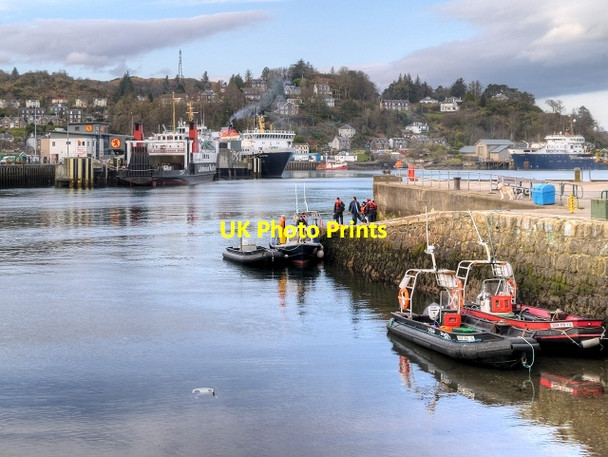 Photo 6"x4" Oban Harbour North Pier Oban\/NM8630 c2014