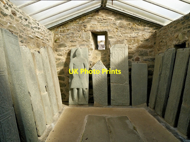 Photo 6"x4" Kilmartin Stones in the Neil Campbell Tomb Kilmartin c2014