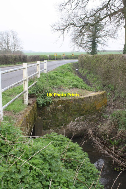 Photo 6"x4" Bridge for B4015 over Baldon Brook Marsh Baldon c2014