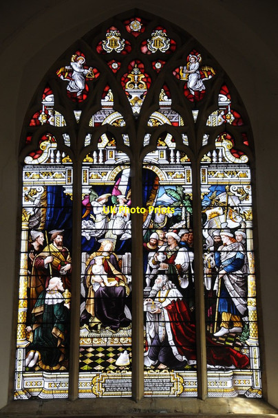 Photo 6"x4" East window, Bredon church Bredon c2014