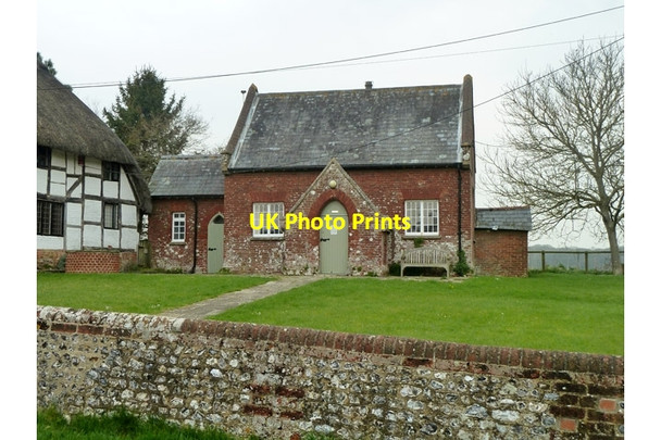 Photo 6"x4" Former village school, Beauworth Shorley c2014