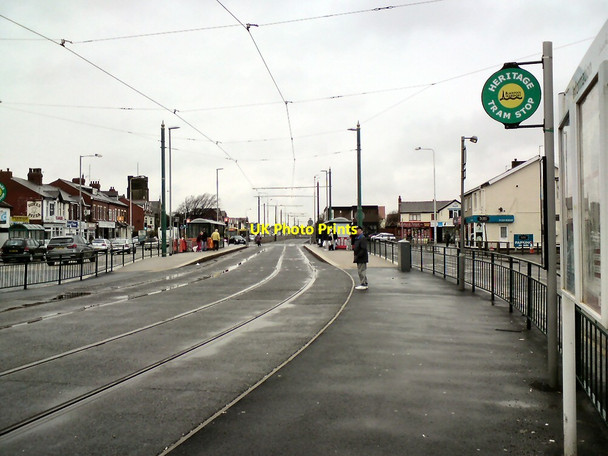 Photo 6"x4" Cleveleys Tram Stop Cleveleys c2014