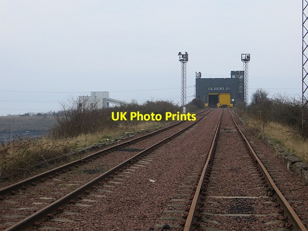 Photo 6"x4" Railway, Cockenzie power station Cockenzie and Port Seton c2014
