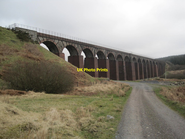 Photo 6"x4" Big Water of Fleet Viaduct Big Water of Fleet c2014