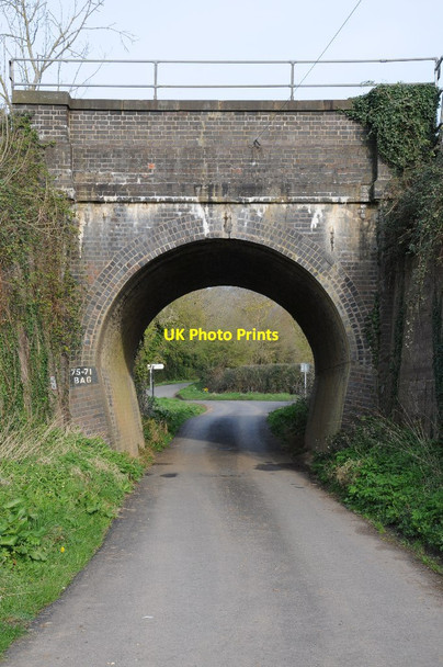 Photo 6"x4" Railway bridge near Bredon's Norton Bredon's Norton c2014