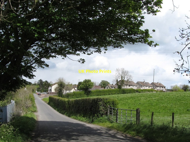 Photo 6"x4" The Drumnahunshin Road approaching the village of Lisnalea Kingsmills c2012