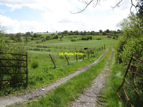 Photo 6"x4" Field access lane from Kingsmill Road Kingsmills c2012