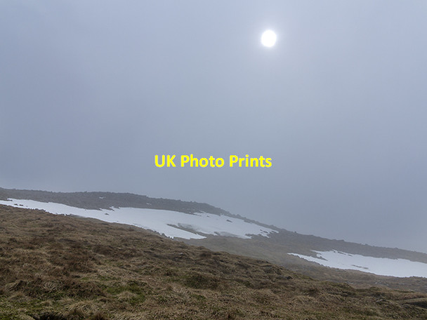 Photo 6"x4" Pennine haze Cross Fell c2014