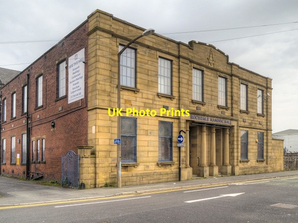 Photo 6"x4" The Masonic Hall, Richard Street, Rochdale Rochdale c2014