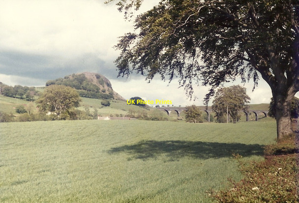 Photo 6"x4" Looking across the fields from the A71 towards Loudoun Hill Darvel c1985