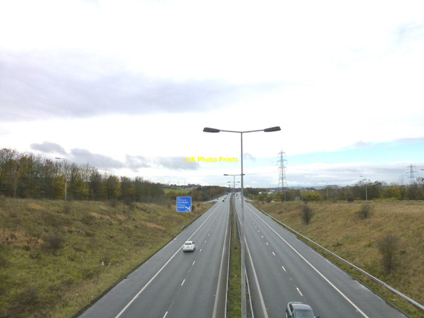 Photo 6"x4" The M65 at junction 9 Padiham c2013