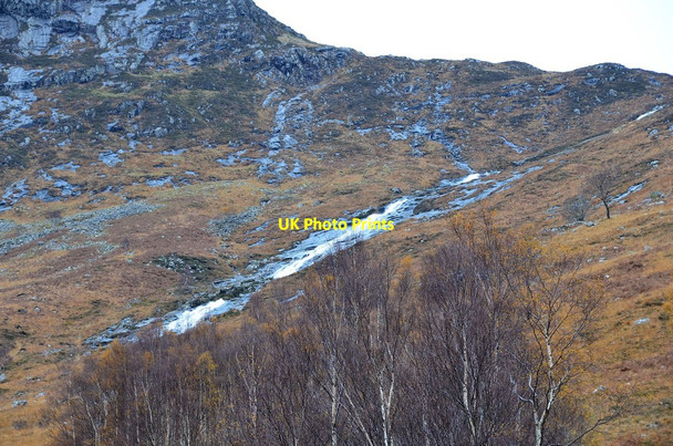 Photo 6"x4" Upper part of the Allt Coire Eoghainn waterslide Allt Coire E\u00f2ghainn\/NN1669 c2013