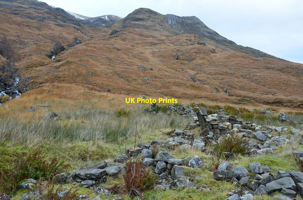 Photo 6"x4" Ruins of the cottage at Steall Steall c2013