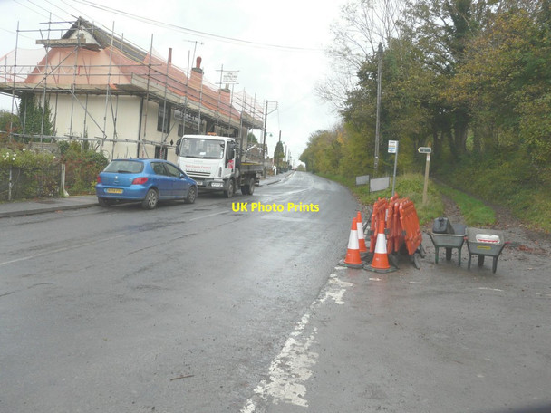 Photo 6"x4" Scaffolding on the former Hope Inn Lydden\/TR2645 c2013