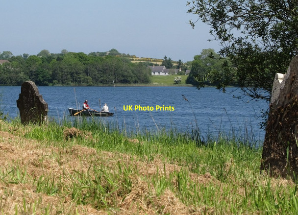Photo 6"x4" Anglers on Loughinisland Lake Loughinisland c2013
