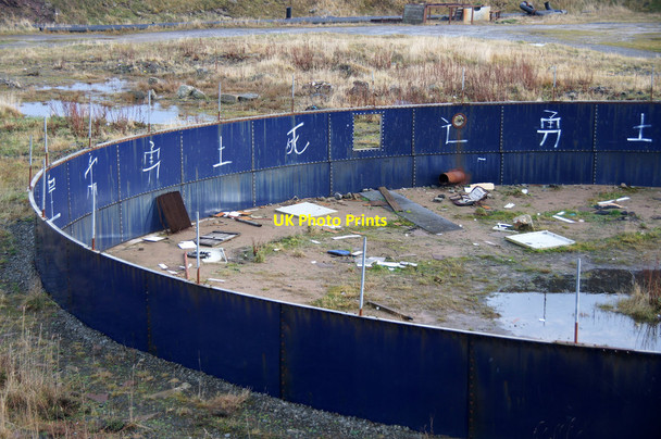 Photo 6"x4" Chinese characters, Ness of Sound, Lerwick Lerwick c2013